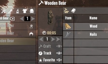 7 days to die craftable wooden bar