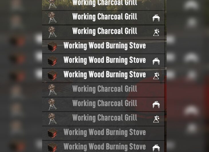 Craftable Working BBQ and Wood Stove