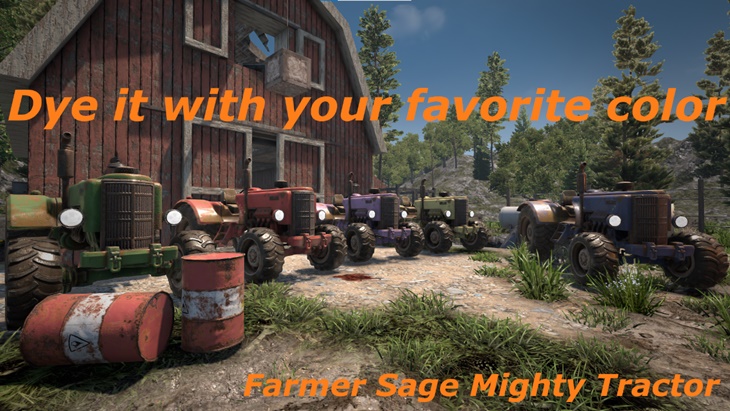 7 days to die littleredsonja farmer sage mighty tractor additional screenshot 1