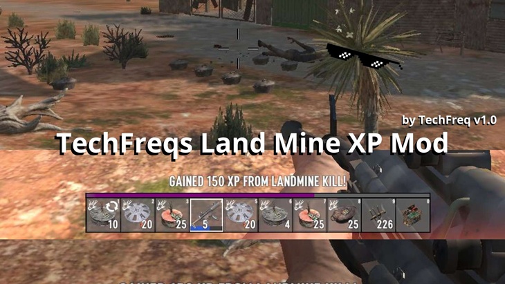 7 days to die techfreqs land mine xp mod