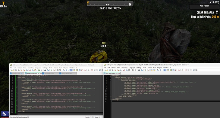 7 days to die techfreqs loot bag locator mod additional screenshot 2