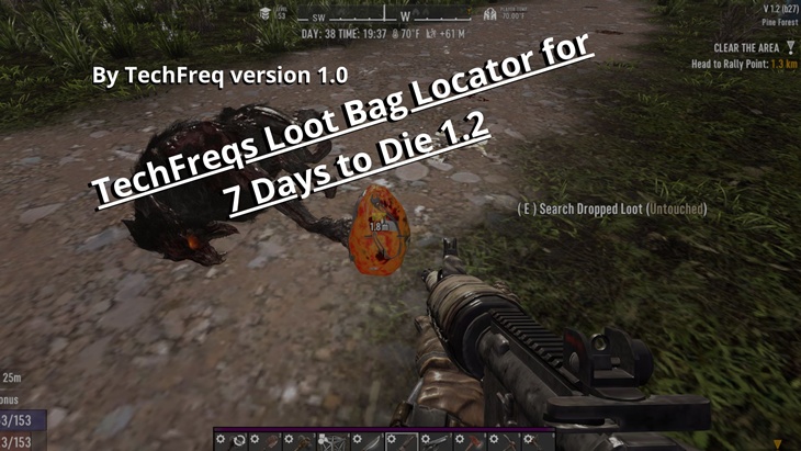 TechFreqs LootBag Locator Mod