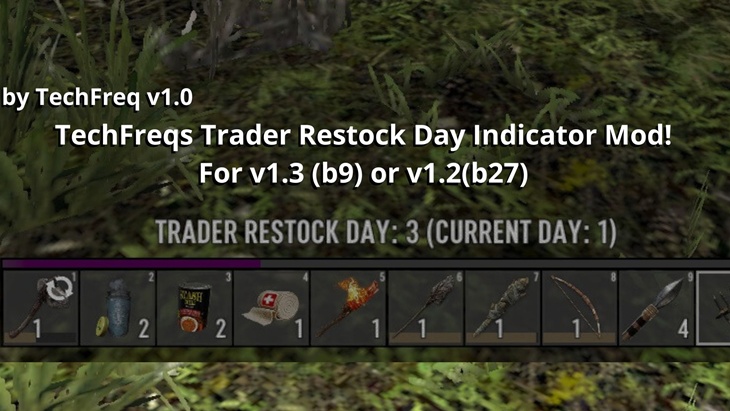 TechFreqs Trader Restock Indicator Mod