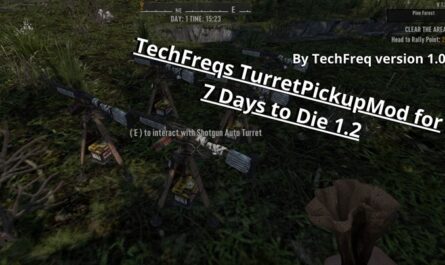 7 days to die techfreqs turret pickup mod