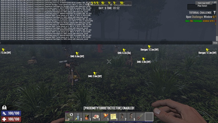 7 days to die techfreqs proximity turret detector additional screenshot 4