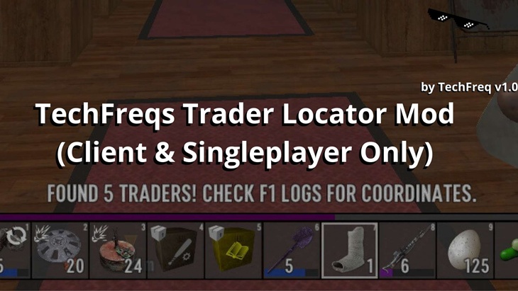 7 days to die techfreqs trader locator mod