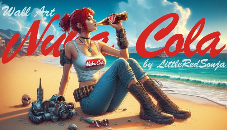 7 days to die littleredsonja fancy wall art nuka cola additional screenshot