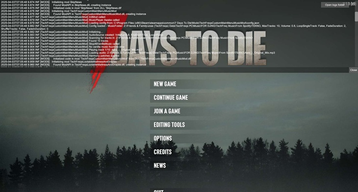 7 days to die techfreqs custom main menu music mod additional screenshot