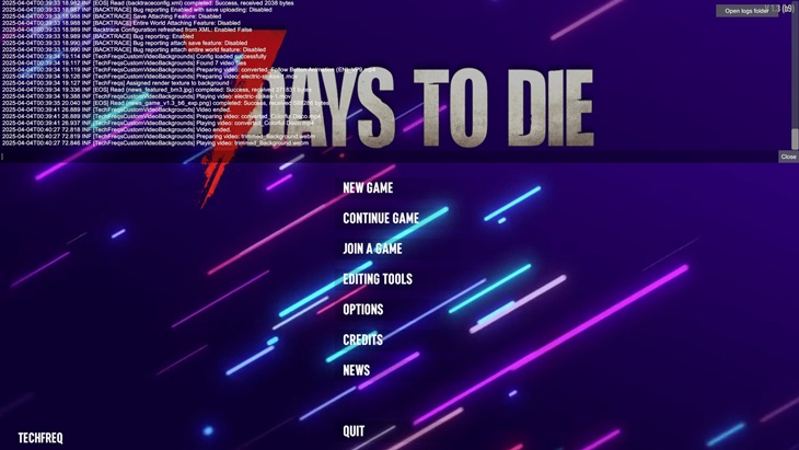 7 days to die techfreqs custom video backgrounds additional screenshot 2