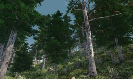 7 days to die coniferous forest mountain firs snowy variants