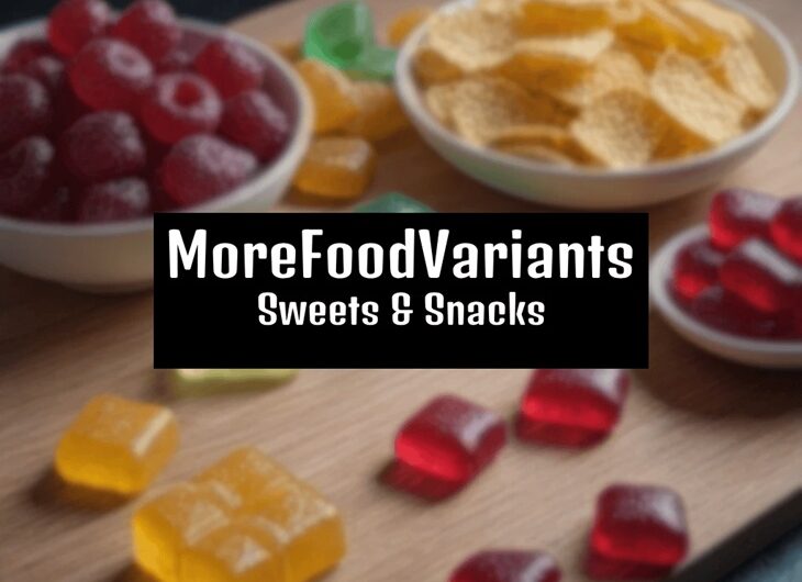 MoreFoodVariants Sweets and Snacks!