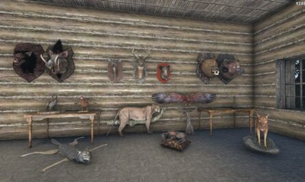 7 days to die fluffy pandas animal trophies mod