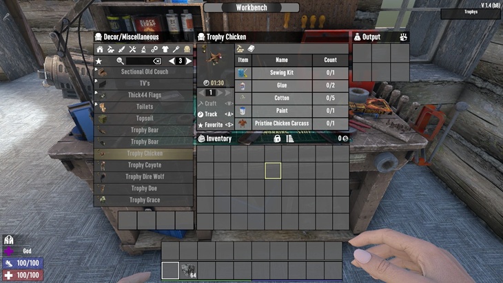 7 days to die fluffy pandas animal trophies mod additional screenshot 1
