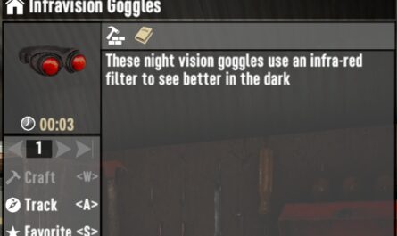 7 days to die ir goggles homebrew night vision