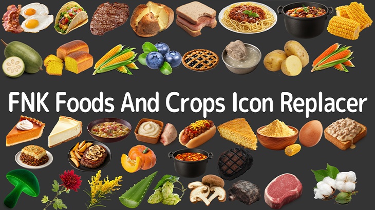 Funukemaguro’s Foods And Crops Icon Replacer