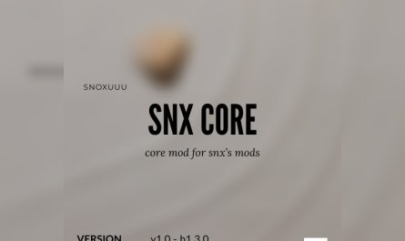 7 days to die snx core mod