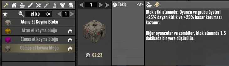 7 days to die active claim block tr ceviri additional screenshot 2