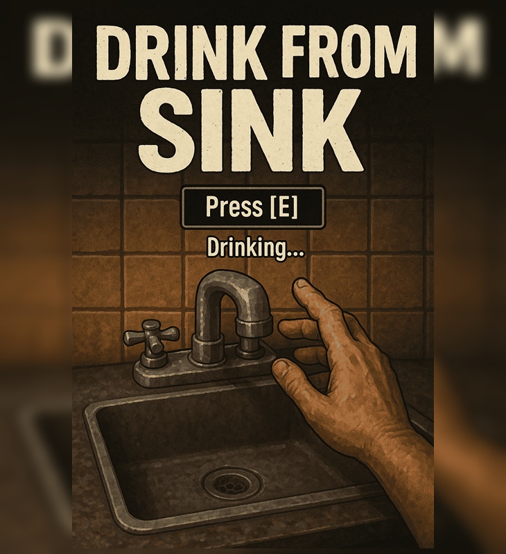 7 days to die drink from sink