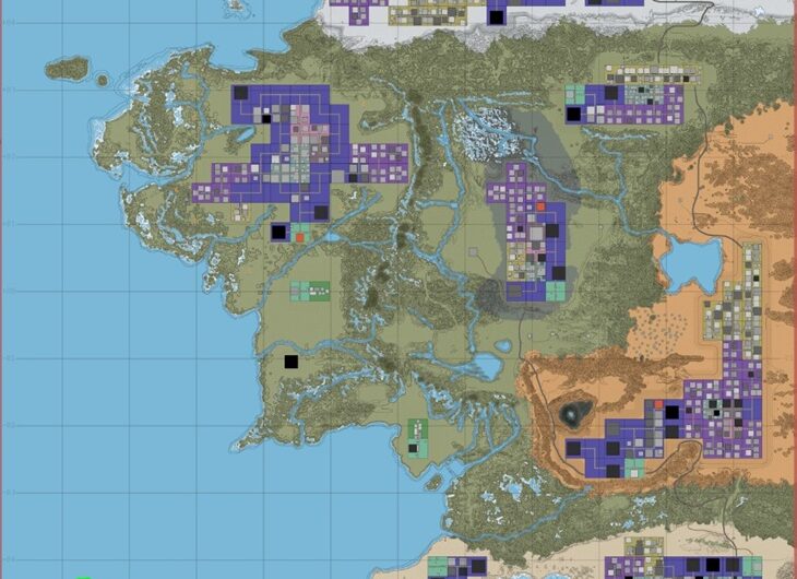 Fluffy Panda Middle Earth Map V4 6K-10K