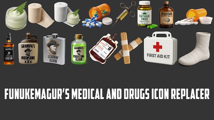 Funukemaguro’s Medical And Drugs Icon Replacer