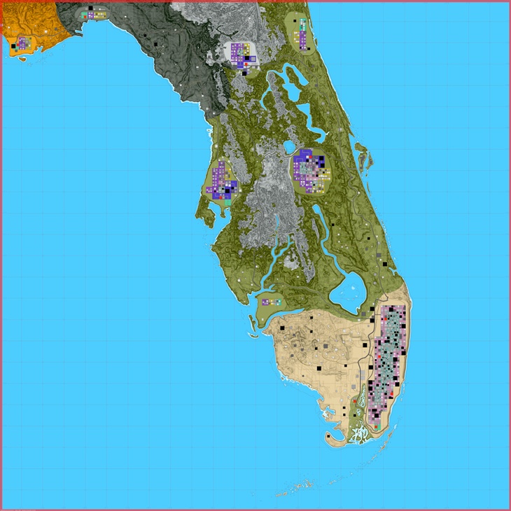 7 days to die map florida undead two