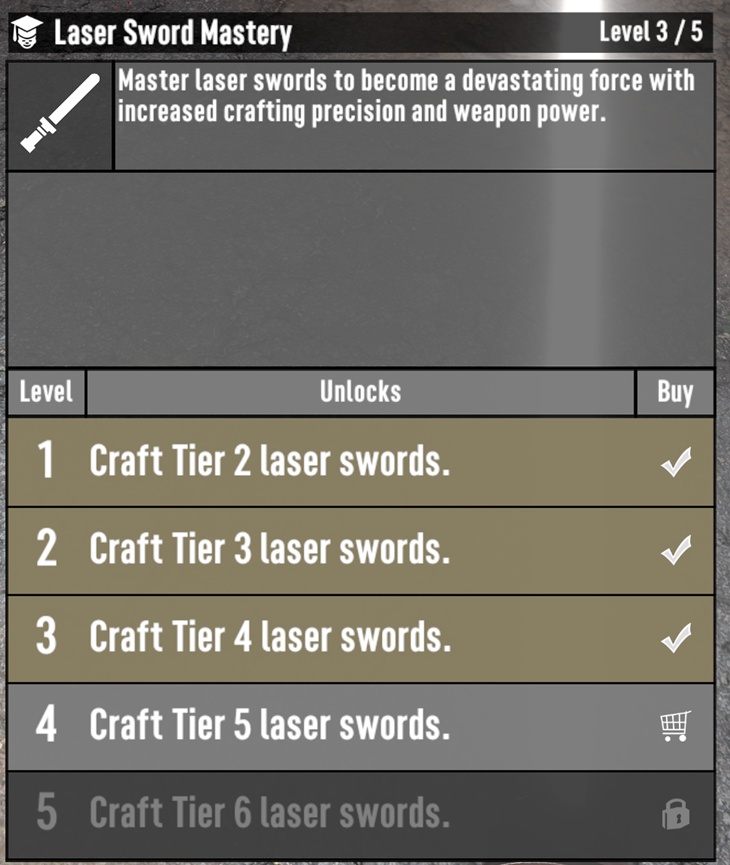 7 days to die nugz laser sword weapon perk item overhaul pack additional screenshot 1