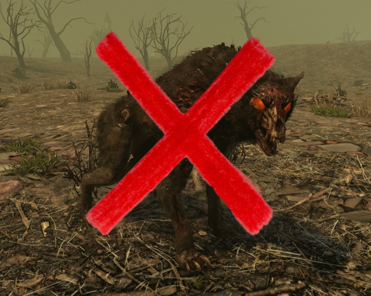 7 days to die remove dire wolves