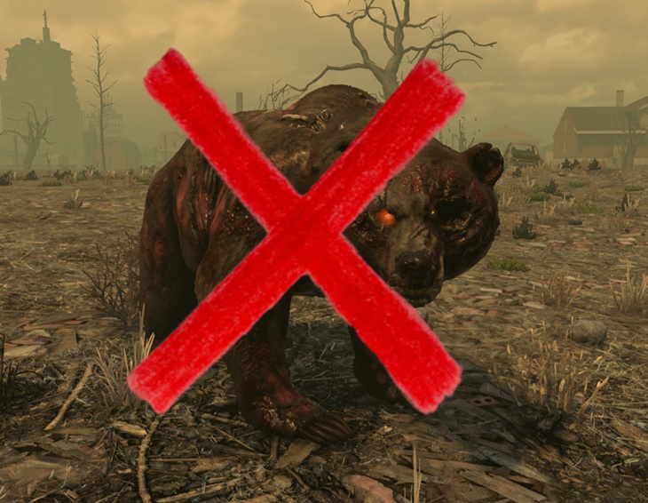 7 days to die remove zombie bears