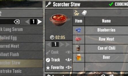 7 days to die biome consumables in campfire