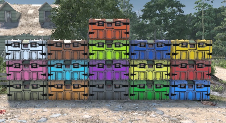 (TMO) Hardened Crates x 16 Color Variants x ServerSide