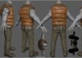 Image depicts new snow zombie 'Chuck' which will replace the Frost Claw in the upcoming Community goodwill Update in early December. Chuck is wearing a puffy orange winter vest and green-grey pants and is depicted from multiple angles to showcase his 3D model