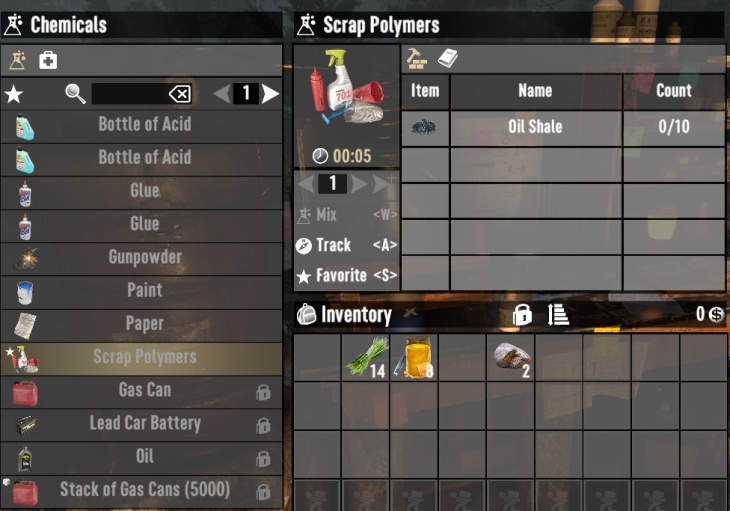 Craftable Scrap Polymer Recipe 2.5 mod