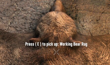 Craftable Working Bear Rug 2.5 mod